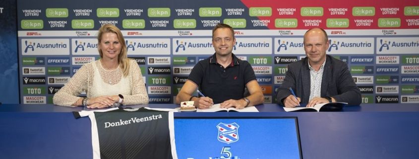 DonkerVeenstra heeft zich aangesloten als sponsor bij SC Heerenveen.
